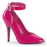 Pink pumps 13 cm SEDUCE-431 ankle strap high heels pumps