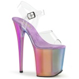 Platform rainbow 20 cm FLAMINGO Pole dancing high heels