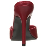 Red 10 cm CLASSIQUE-01 womens mules shoes