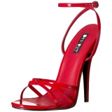 Red 15 cm DOMINA-108 fetish high heeled shoes