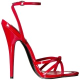 Red 15 cm Devious DOMINA-108 high heeled sandals