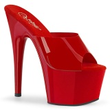 Red Jelly-Like 18 cm ADORE-701N Exotic stripper high heel mules