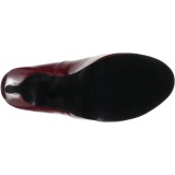 Red Patent 14,5 cm Burlesque TEEZE-06W mens pumps for wide feets