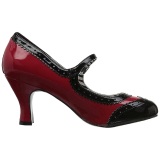 Red Patent 7,5 cm JENNA-06 big size pumps shoes