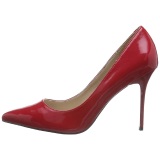 Red Shiny 10 cm CLASSIQUE-20 Pumps High Heels for Men