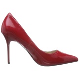 Red Shiny 10 cm CLASSIQUE-20 Pumps High Heels for Men