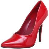 Red Shiny 10 cm VANITY-420 Pumps High Heels for Men