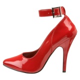 Red Shiny 13 cm SEDUCE-431 Stiletto Pumps for Men