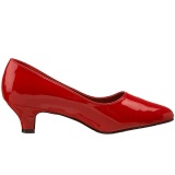 Red Shiny 5 cm FAB-420W High Heel Pumps for Men