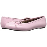 Rose Patent ANNA-01 big size ballerinas shoes