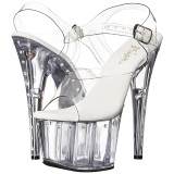 Transparent 18 cm Pleaser ADORE-708LS High Heels Platform