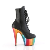 Vegan 18 cm ADORE-1020RC Exotic pole dance ankle boots