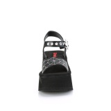 Vegan 6,5 cm DemoniaCult FUNN-10 lolita emo platform sandals