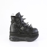 Vegan 8 cm NEPTUNE-68 mens ankle boots unisex cyberpunk boots buffalo platform