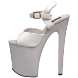 White Patent 20 cm Pleaser XTREME-809 High Heels Platform