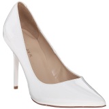 White Shiny 10 cm CLASSIQUE-20 Pumps High Heels for Men