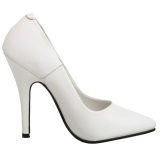 White Shiny 10 cm VANITY-420 Pumps High Heels for Men